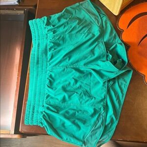 Lululemon Athletica Teal Elastic Shorts